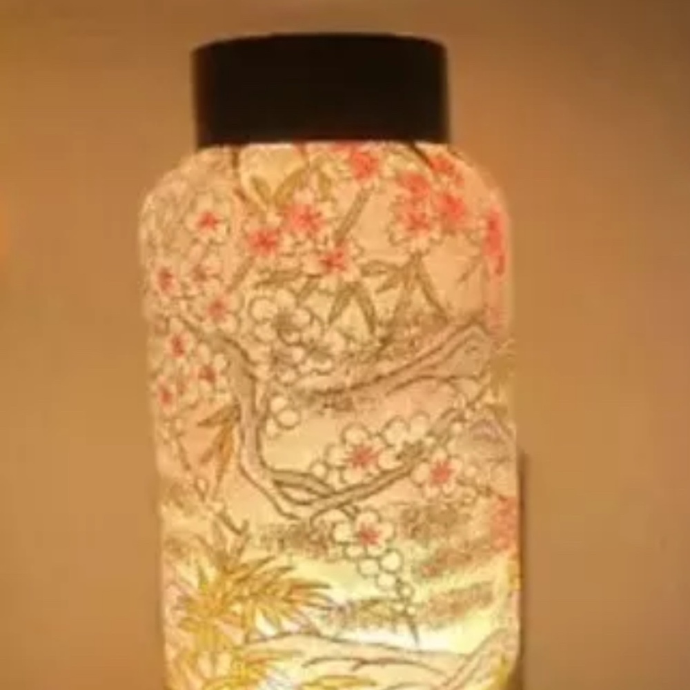Cherry blossom Oriental Japanese Washi Night Light Lamp Candle Home Decor Gifts!